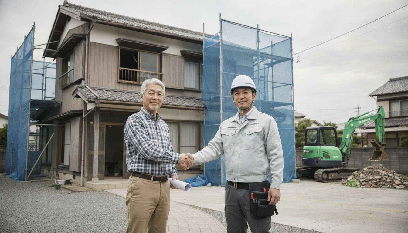 家屋解体の始め方と工事の流れ・工期の目安